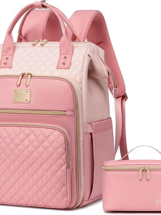 Handbags - Lunch Backpack for Women, 15.6 inch Laptop Backpacks for Womens, Work Backpacks